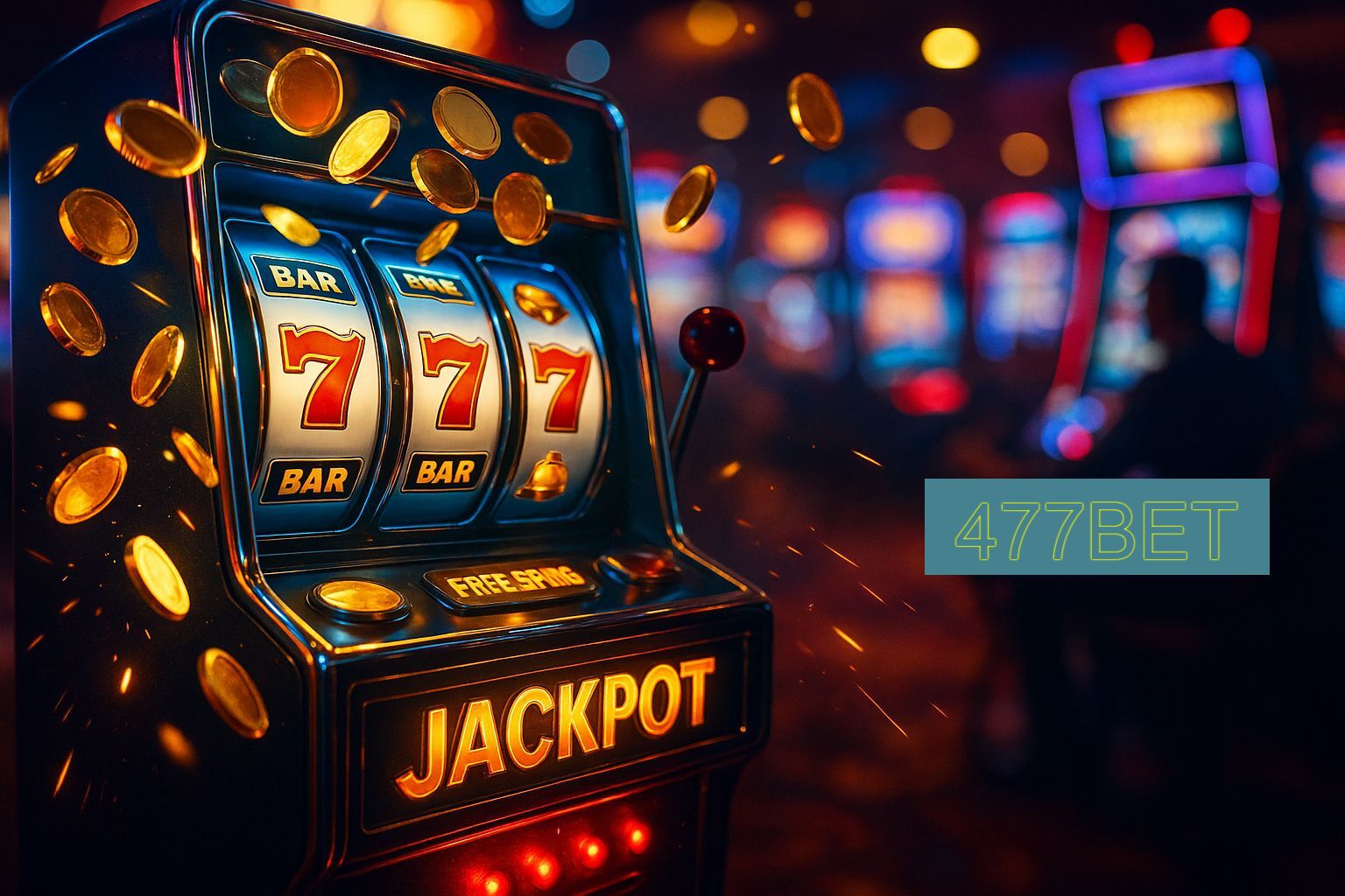 Diversos jogos de caça-níqueis